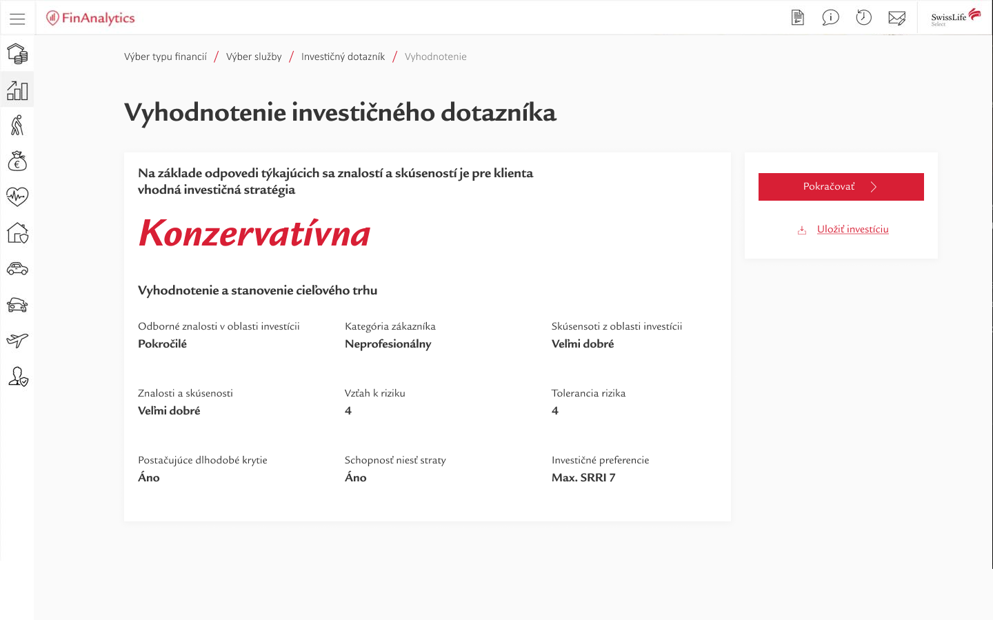 Investment module for Insurance / Financial Advisors